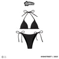 HIGH STREET BIKINI SET (BLACK)