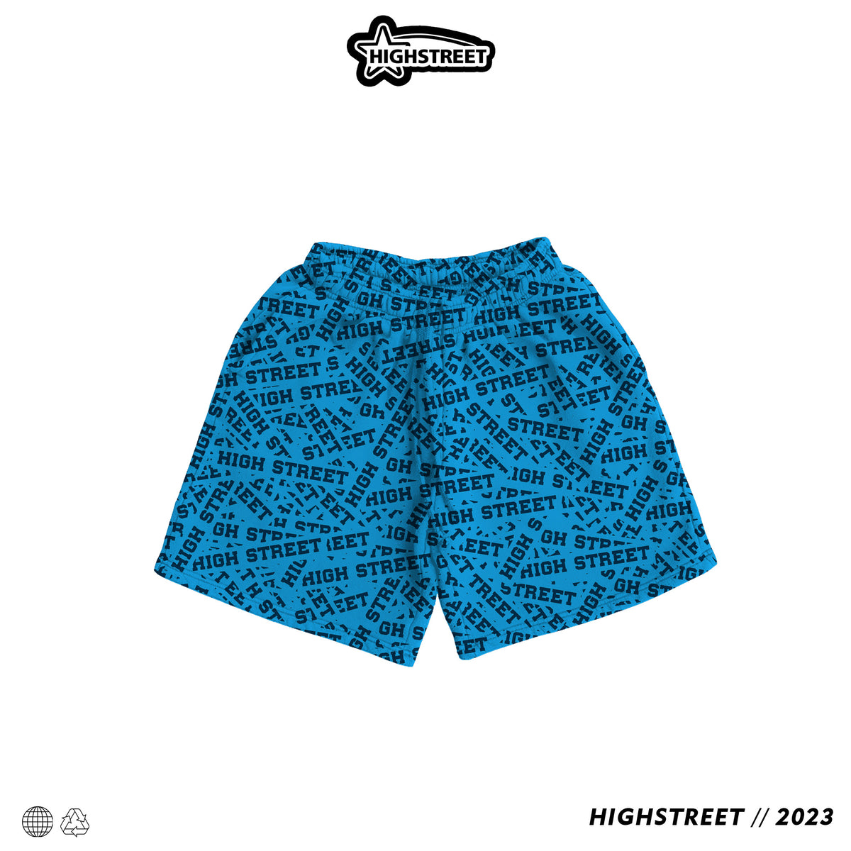 HIGH STREET SHORTS (BLUE)