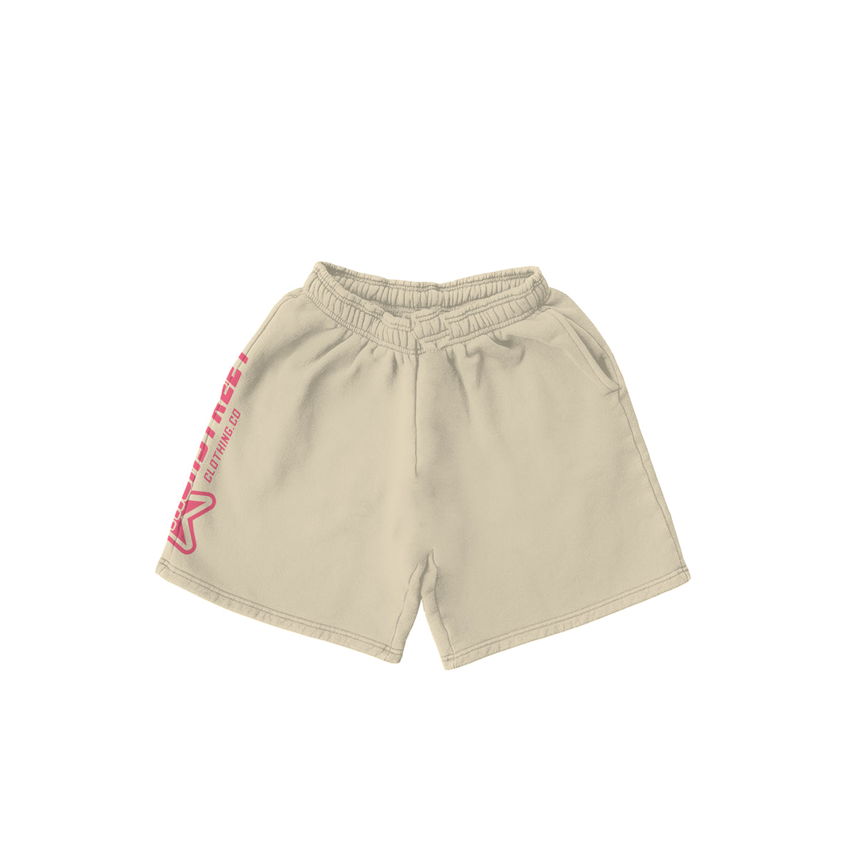 LAST RUN SHORTS - FINAL DROP  (CREAM/PINK)