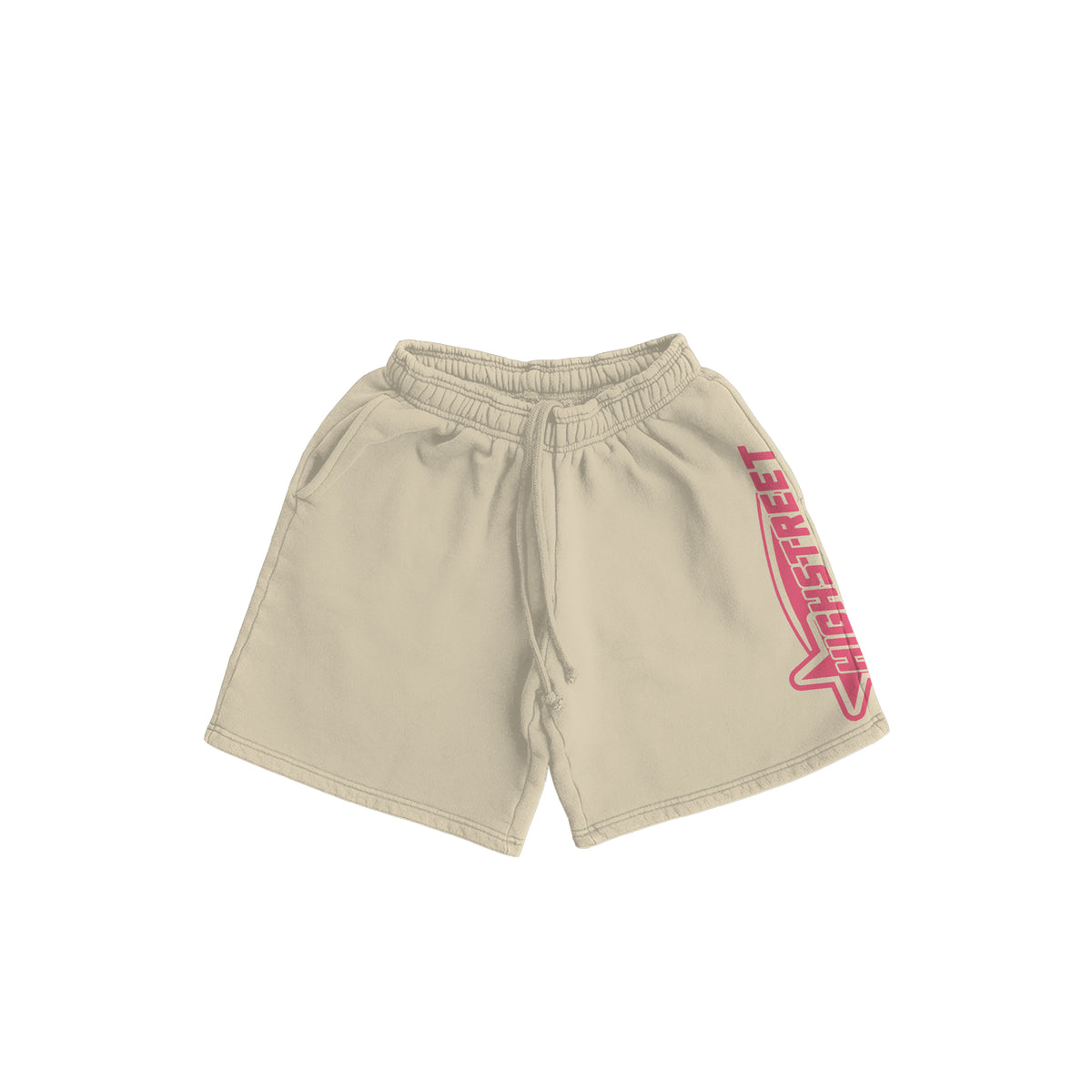 LAST RUN SHORTS - FINAL DROP  (CREAM/PINK)