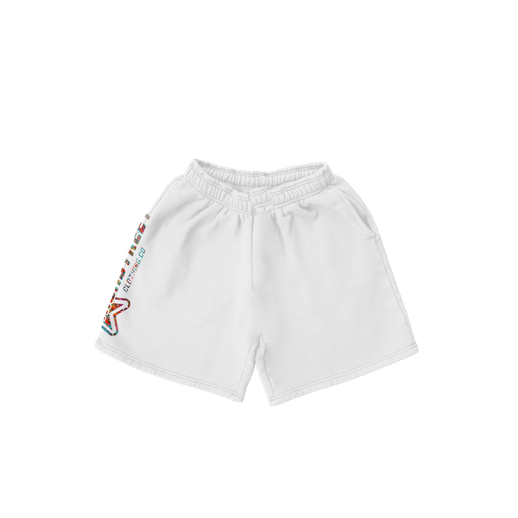 LAST RUN SHORTS - FINAL DROP (WHITE/MULTI)
