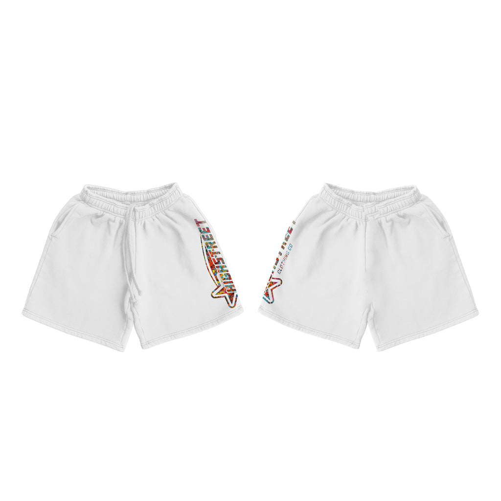 LAST RUN SHORTS - FINAL DROP (WHITE/MULTI)